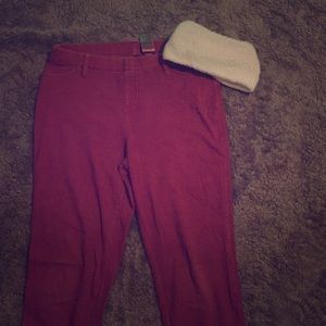 Red jeans